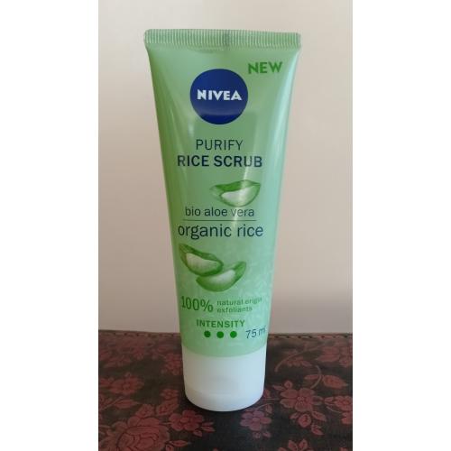 Nivea Purify Rice Scrub (Peeling ryżowy do twarzy z BIOaloesem) - opinie | zdjęcie do recenzji od Kozucha6