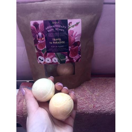 Body Club Aromatherapy Bath Bombs Travel to Paradise (Kule do kąpieli) - opinie | zdjęcie do recenzji od kama_m1 - 1