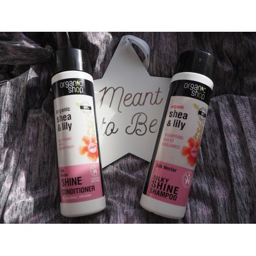 Organic Shop Organic Shea & Lily, Silky Shine Shampoo 'Silk Nectar' (Nabłyszczający szampon 'Jedwabny Nektar') - opinie | zdjęcie do recenzji od kawowagosia42
