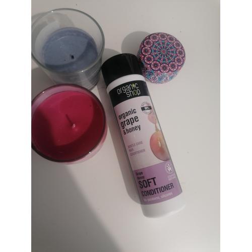 Organic Shop Honey & Grape, Soft Conditioner (Balsam do włosów 'Miód i winogrona') - opinie | zdjęcie do recenzji od blondeinbeauty