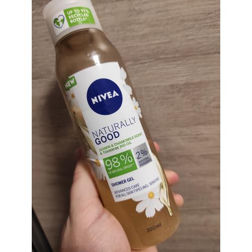 Nivea Naturally Good, Jasmin & Chamomile Scent & Touch Of Bio Oil Shower Gel (Żel pod prysznic `Jaśmin i rumianek`) - opinie | zdjęcie do recenzji od mm2991