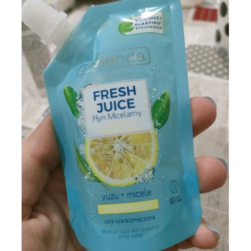 Bielenda Fresh Juice, Płyn micelarny z bioaktywną wodą cytrusową orzeźwiający `Yuzu+ micele` - opinie | zdjęcie do recenzji od Staria