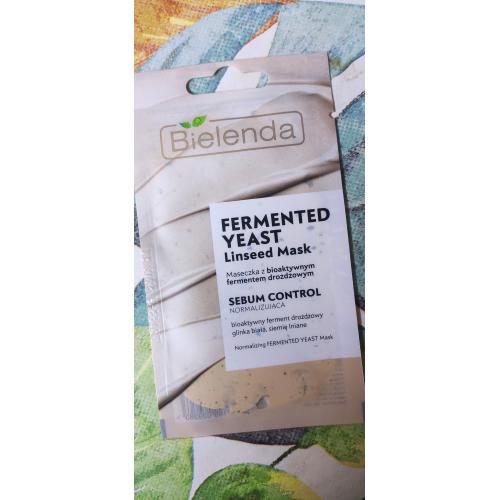 Bielenda Fermented Yeast Linseed Mask Sebum Control (Normalizująca maseczka z bioaktywnym fermentem drożdżowym) - opinie | zdjęcie do recenzji od joaska1992