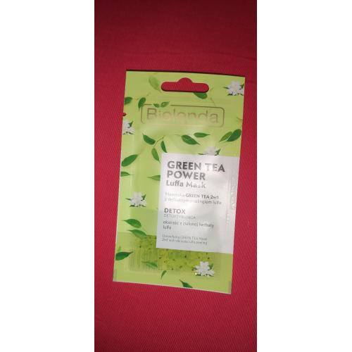 Bielenda Green Tea Power Luffa Mask Detox (Detoksykująca maseczka peelingująca do twarzy 2 w 1) - opinie | zdjęcie do recenzji od joaska1992
