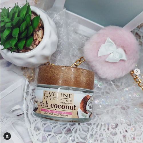 Eveline Cosmetics Rich Coconut, Ultra-odżywczy kokosowy krem do twarzy - opinie | zdjęcie do recenzji od Barunia