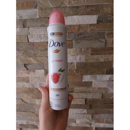 Dove Go Fresh, Antyperspirant w aerozolu o zapachu granatu i werbeny cytrynowej - opinie | zdjęcie do recenzji od Anika34051