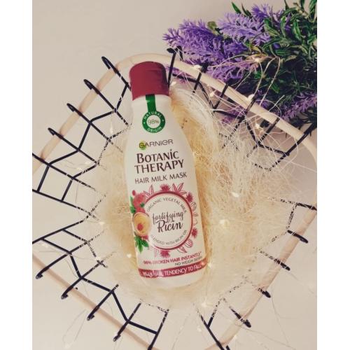 Garnier Botanic Therapy, Hair Milk Mask Wzmacniająca Rycyna, Maska do włosów osłabionych z tendencją do łamliwości - opinie | zdjęcie do recenzji od mala_222