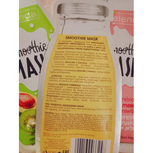 Bielenda Smoothie Mask, Prebiotyczna maseczka energetyzująca `Prebiotyk + banan + melon` - opinie | zdjęcie do recenzji od mala_222 - 2