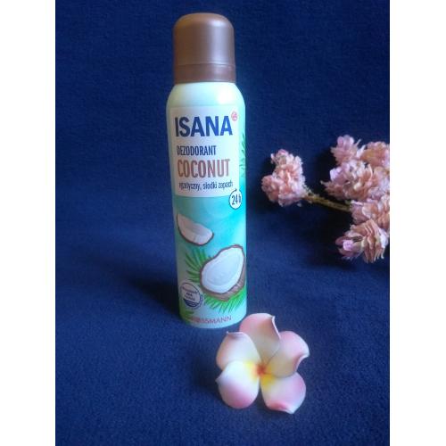 Isana Deo-Bodyspray Kokos (Dezodorant w sprayu) - opinie | zdjęcie do recenzji od Mojerecenzje