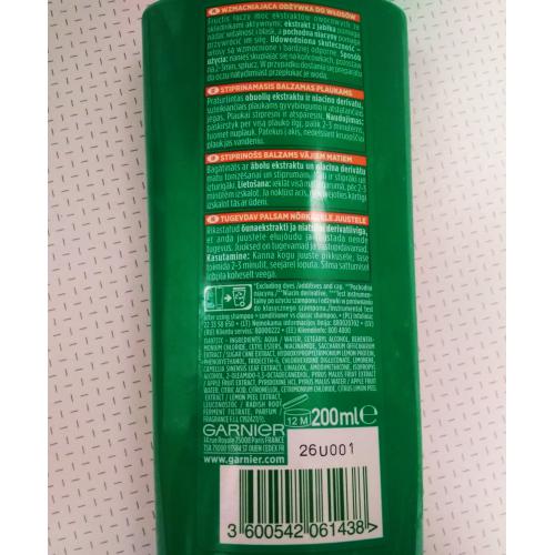 Garnier Fructis, Grow Strong, Odżywka wzmacniająca do włosów osłabionych (stara wersja) - opinie | zdjęcie do recenzji od 36ef31b46d5c60c08543c1dc91b29f85c2bc3e98_668486cf2a0bd - 1