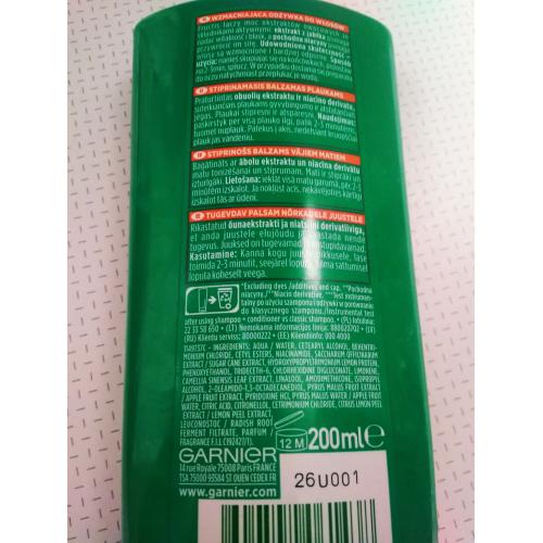 Garnier Fructis, Grow Strong, Odżywka wzmacniająca do włosów osłabionych (stara wersja) - opinie | zdjęcie do recenzji od 36ef31b46d5c60c08543c1dc91b29f85c2bc3e98_668486cf2a0bd - 3