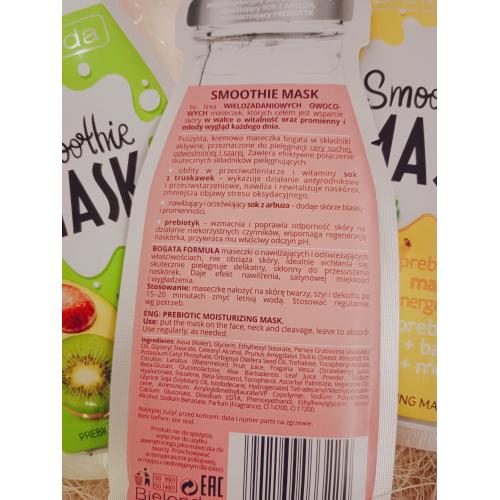 Bielenda Smoothie Mask, Prebiotyczna maseczka nawilżająca `Prebiotyk + truskawka + arbuz` - opinie | zdjęcie do recenzji od mala_222 - 2