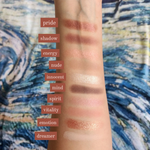 Eveline Cosmetics Pure Soul Eyeshadow Palette (Paleta cieni do powiek) - opinie | zdjęcie do recenzji od Luqia - 3