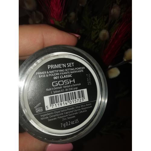 Gosh Prime`n Set, Primer & Mattifying Setting Powder  Two in One `Classic` (Baza i puder matujący 2 w 1) - opinie | zdjęcie do recenzji od martus283328 - 2