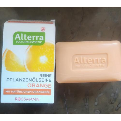 Alterra Reine Pflanzenölseife Orange (Mydło z olejami roślinnymi i pomarańczą) - opinie | zdjęcie do recenzji od Gogo145 - 2