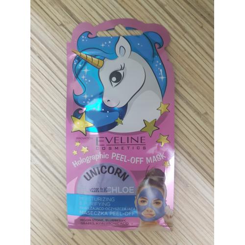 Eveline Cosmetics Unicorn Glow, Chloe Holographic Peel-Off Mask (Matująco-oczyszczająca maseczka peel-off) - opinie | zdjęcie do recenzji od Zoe_Zebra - 1