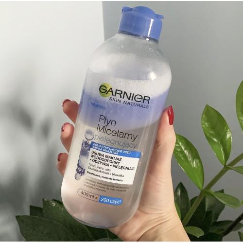 Garnier Skin Naturals, Płyn micelarny pielęgnujący z wyciągiem z bławatka - opinie | zdjęcie do recenzji od idlla