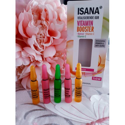 Isana Vitamin Booster, Antioxidative Power & Anti-Aging (Ampułki z retinolem witaminą C i witaminą E) - opinie | zdjęcie do recenzji od Goya5