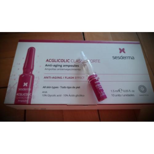 Sesderma Acglicolic Classic Forte Ampoules (Ampułki odmładzające 10% kwasu glikolowego) - opinie | zdjęcie do recenzji od kasia489 - 2
