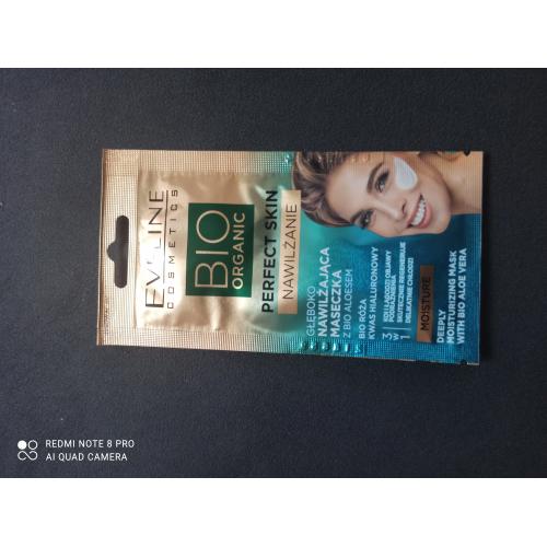 Eveline Cosmetics Bio Organic Perfect Skin, Głęboko nawilżająca maseczka z bio aloesem - opinie | zdjęcie do recenzji od daria_tkaczyk