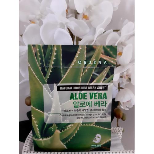 Orjena Natural Moisture Mask Sheet Aloe Vera (Maska w płachcie z aloesem łagodząca) - opinie | zdjęcie do recenzji od Goya5