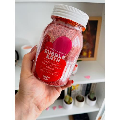 Hello You! Bubble Bath Cherry (Wiśniowe bąbelki do kąpieli z olejkami eterycznymi) - opinie | zdjęcie do recenzji od Babski_zakatek_