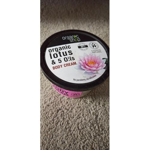 Organic Shop Lotus & Oils Body Cream (Krem do ciała `Indyjski lotos`) - opinie | zdjęcie do recenzji od ciasteczkowapanna