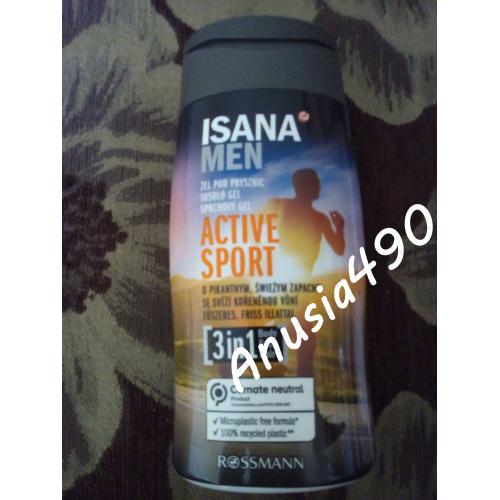 Isana Men, Shower Gel 3 in 1, Żel pod prysznic (różne zapachy) - opinie | zdjęcie do recenzji od Anusia490