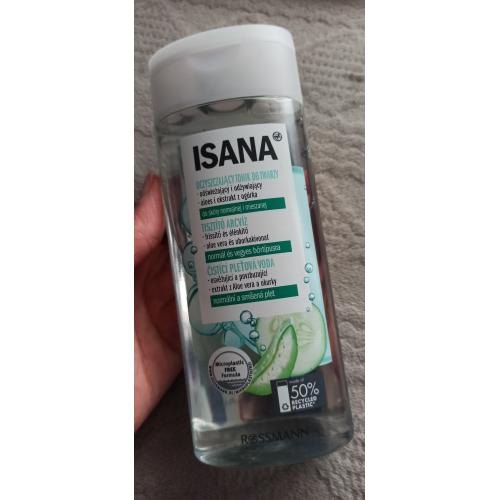 Isana Klärendes Gesichtswasser mit Aloe Vera und Gurken-Extrakt (Oczyszczająca woda do twarzy `Aloes & ogórek`) - opinie | zdjęcie do recenzji od ciasteczkowapanna