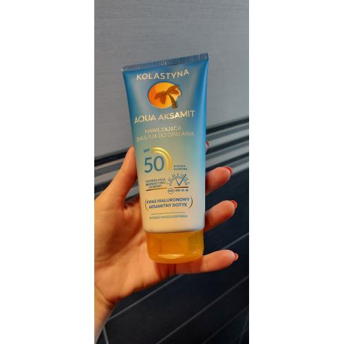 Kolastyna Aqua Aksamit, Nawilżająca emulsja do opalania SPF50 - opinie | zdjęcie do recenzji od MartaSowka - 2