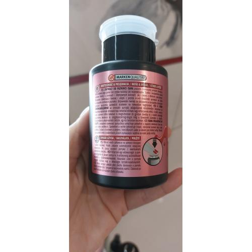 Isana Professional, Nagellack Entferner Acetonfrei mit Biotin und Aprikosenkernol (Zmywacz do paznokci bez acetonu z pompką z biotyną i olejem z pestek moreli (nowa wersja)) - opinie | zdjęcie do recenzji od MartaSowka - 4