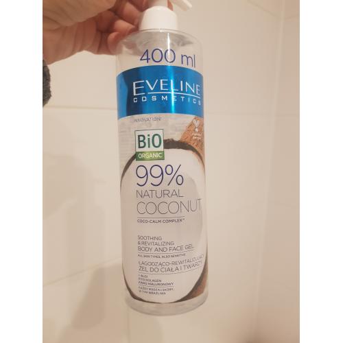 Eveline Cosmetics 99%  Natural Coconut, Łagodząco-rewitalizujący żel do ciała i twarzy - opinie | zdjęcie do recenzji od Ata77