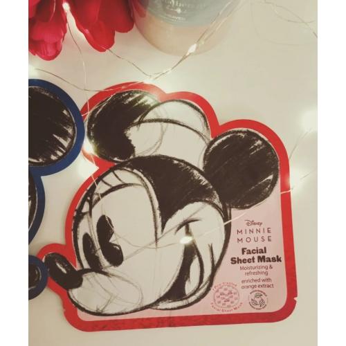 Action Disney, Minnie Mouse Facial Sheet Mask Moisturizing & Refreshing (Maseczka do twarzy) - opinie | zdjęcie do recenzji od mala_222 - 2