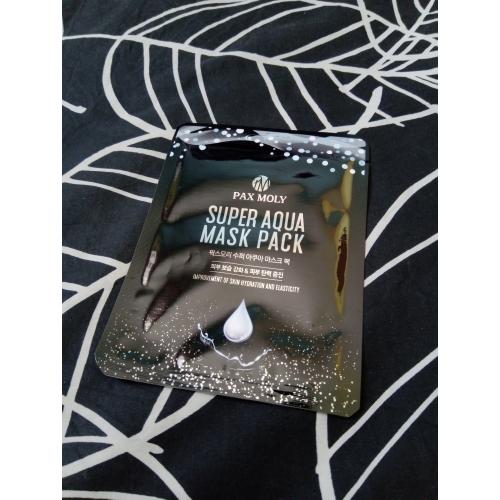 Pax Moly Super Aqua Mask Pack (Nawilżająco-uelastyczniająca maska w płachcie z wodą morską i adenozyną) - opinie | zdjęcie do recenzji od Owocowysad - 2