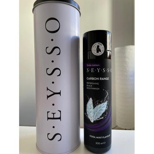 SEYSSO Carbon Range, Refreshing Black Mouthwash (Odświeżający płyn do płukania jamy ustnej) - opinie | zdjęcie do recenzji od AnastasiaP - 2