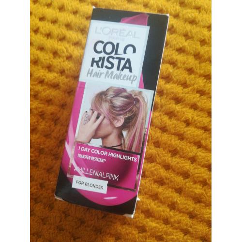 L'Oreal Paris Colorista, Hair Makeup 1 Day Color Highlights (1 dniowy żel koloryzujący do włosów) - opinie | zdjęcie do recenzji od Miodunka22