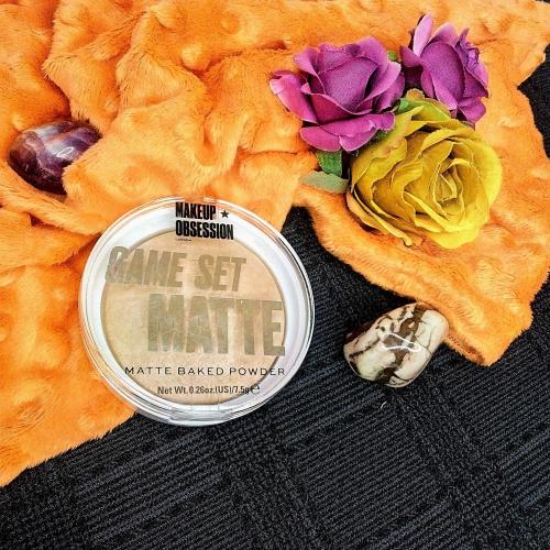 Makeup Obsession London Game Set Matte, Matte Baked Powder (Puder matujący) - opinie | zdjęcie do recenzji od Elednor - 1