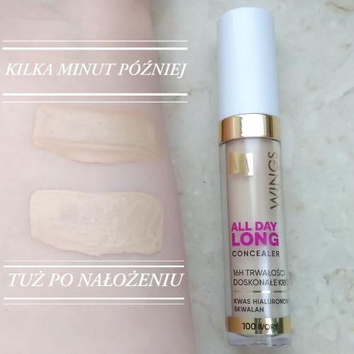 AA Wings of Color All Day Long Concealer (Pielęgnacyjny korektor kryjący o przedłużonej trwałości) - opinie | zdjęcie do recenzji od Ariessa - 2