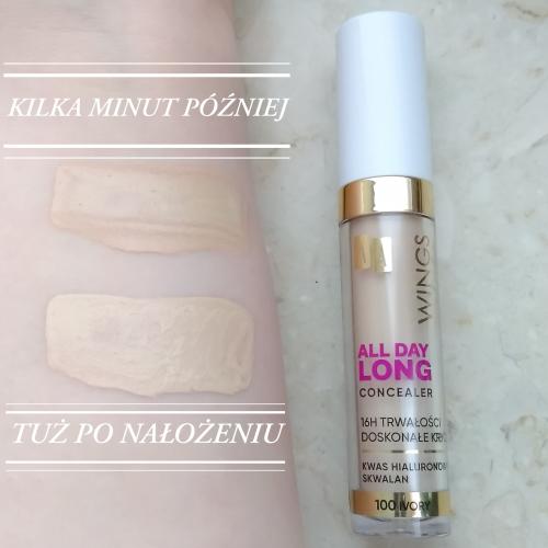 AA Wings of Color All Day Long Concealer (Pielęgnacyjny korektor kryjący o przedłużonej trwałości) - opinie | zdjęcie do recenzji od Ariessa - 4