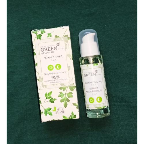 Floslek Green for skin, Serum z natką 3 w 1 `Zielone warzywa` - opinie | zdjęcie do recenzji od Kozucha6