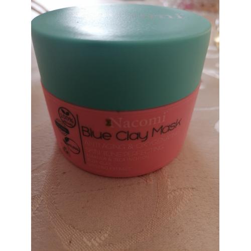 Nacomi Blue Clay Mask Anti-aging & Oxygenating Skin Tone Perfecting (Maseczka z niebieską glinką) - opinie | zdjęcie do recenzji od Gosiagos87 - 1