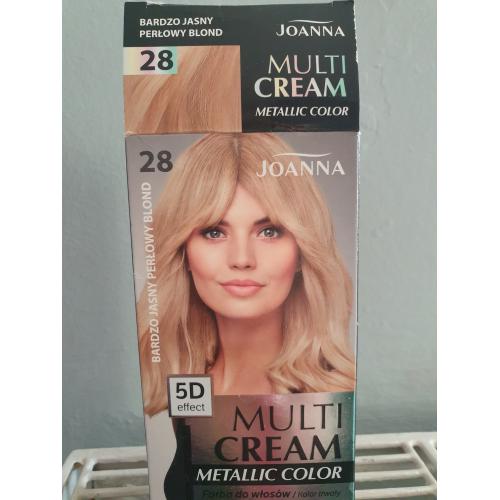 Joanna Multi Cream Metallic Color, Farba do włosów - opinie | zdjęcie do recenzji od sloniatko007