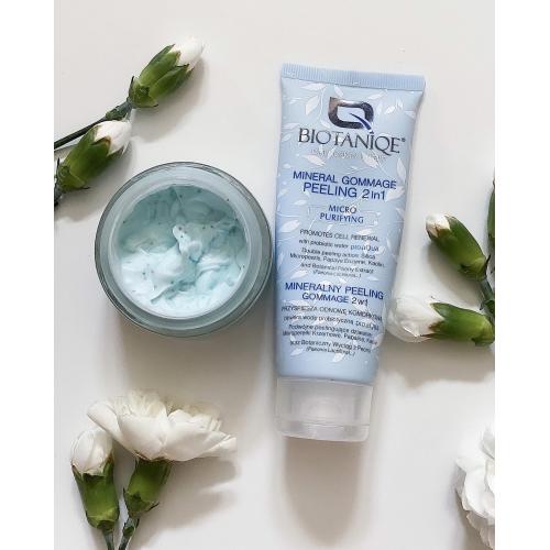 Biotaniqe Micro Purifying, Mineralny peeling gommage 2 w 1 - opinie | zdjęcie do recenzji od izaapliszka