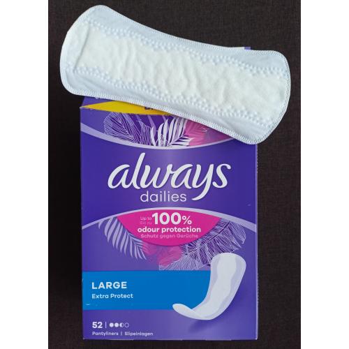 Always Dailies Extra Protect Large, Wkładki higieniczne - opinie | zdjęcie do recenzji od Kozucha6