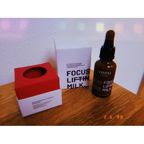 Veoli Botanica Focus Lifting Milk (Liftingujące serum anti-aging z bakuchiolem oraz Fusion Instant Lift) - opinie | zdjęcie do recenzji od Rumcykiewicz