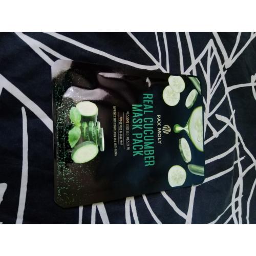 Pax Moly Real Cucumber Mask Pack (Odświeżająco-rozświetlająca maska w płachcie) - opinie | zdjęcie do recenzji od Owocowysad - 1