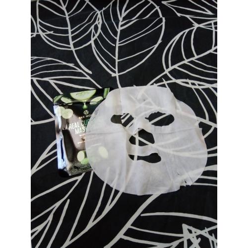 Pax Moly Real Cucumber Mask Pack (Odświeżająco-rozświetlająca maska w płachcie) - opinie | zdjęcie do recenzji od Owocowysad - 3