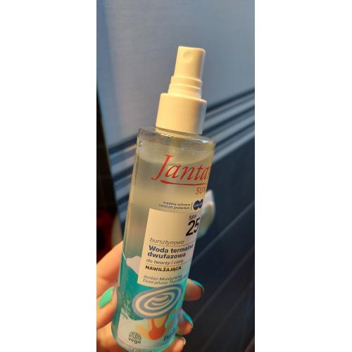 Jantar Sun, Amber Moisturizing Dual-Phase Thermal Water SPF 25 (Bursztynowa nawilżajaca woda termalna dwufazowa do twarzy i ciała) - opinie | zdjęcie do recenzji od MartaSowka - 5
