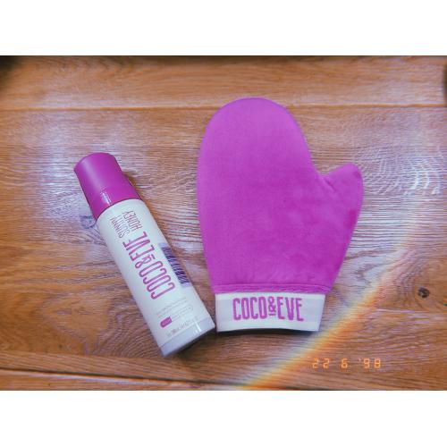 Coco & Eve Sunny Honey, Soft Velvet Self Tan Mitt (Miękka aksamitna rękawica do samoopalacza) - opinie | zdjęcie do recenzji od Rumcykiewicz