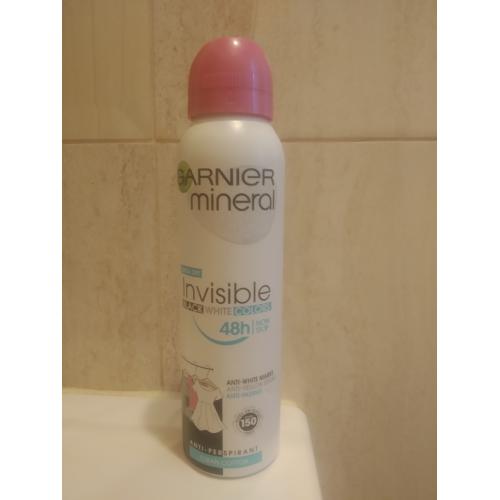 Garnier Mineral Deodorant, Invisible 48h Anti - Marks Spray (Antyperspirant przeciw plamom w sprayu (nowa wersja)) - opinie | zdjęcie do recenzji od Gogo145 - 2